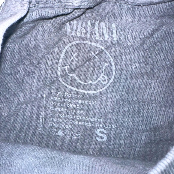 Nirvana Official Band Tee Short Sleeve T-shirt Adult Small - Picture 3 of 6
